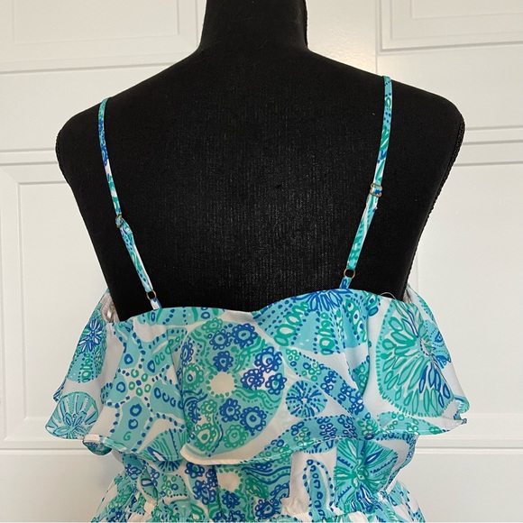 Lilly Pulitzer for Target Blue & White Sea Urchin Dress Size Small NEW - Picture 8 of 11